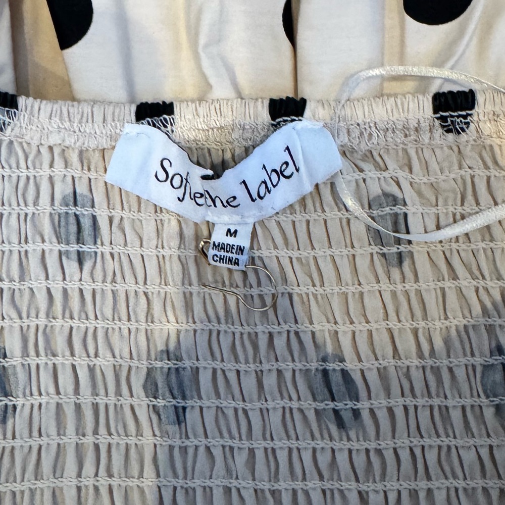 NWT Sofie The Label - Strapless Polka Dot Bubble Skirt Dress (medium) - Picture 6 of 6